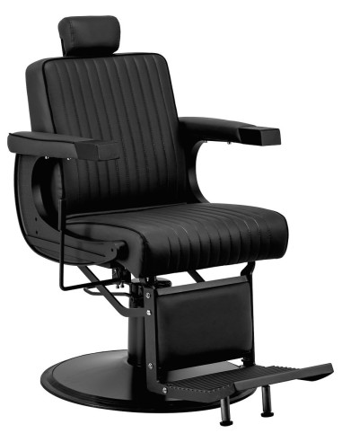 barberio kėdė juoda, juodas rėmas...