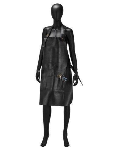 kirpėjos prijuostė eko oda juoda Katriel