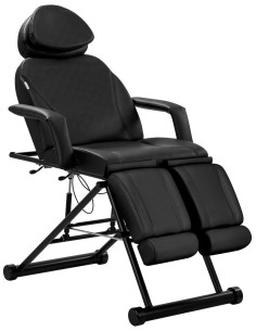 pedikiūro lova juoda Marla