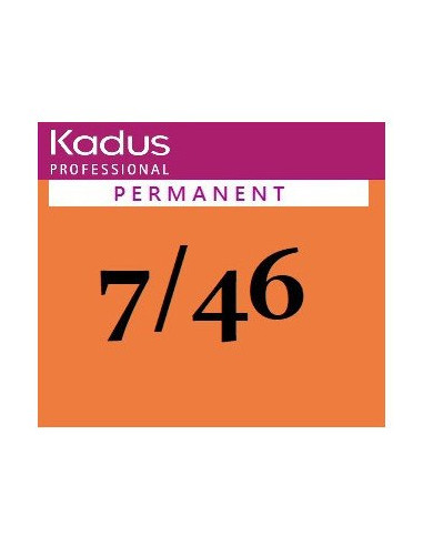 plaukų dažai Kadus Permanent 7/46 60ml