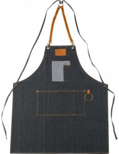 kirpėjo prijuostė, džinsinė... 2