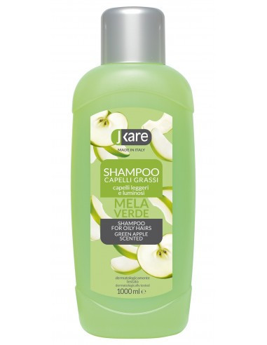 šampūnas riebiems plaukams su žalio...