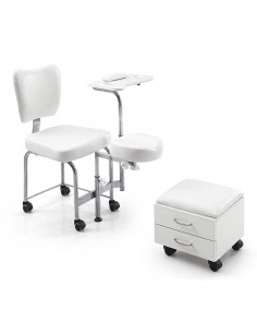 pedikiūro kėdutė su kėdė Tendy 2