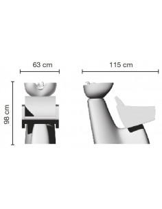 kirpyklos plautuvė su juoda... 2