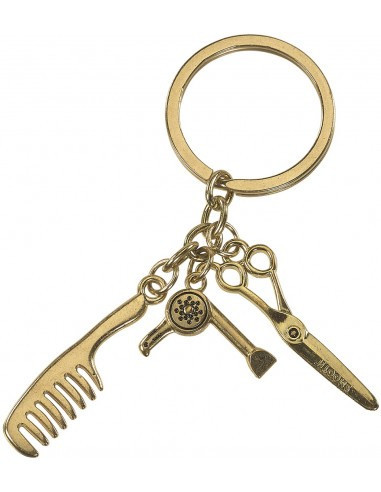 pakabukas raktams su kirpyklos simbolika