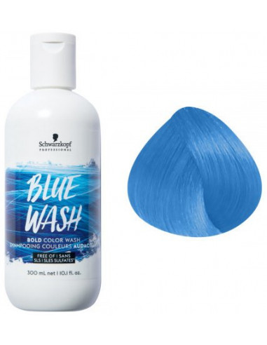 dažantis plaukų šampūnas mėlynos...