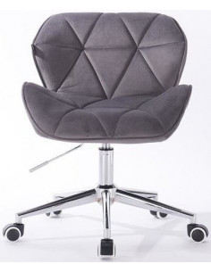 fotelis, grafito veliūras,... 2