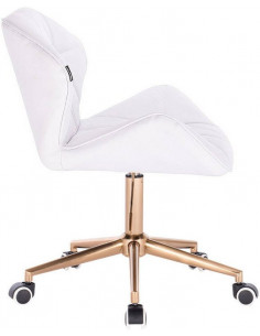 fotelis, balta eko oda,... 2