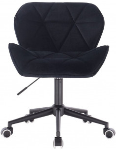 fotelis, juodas veliūras,... 2