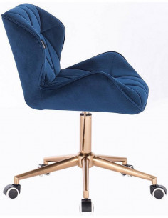 fotelis, tamsiai mėlynas... 2