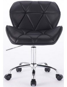 fotelis, juoda eko oda,... 2