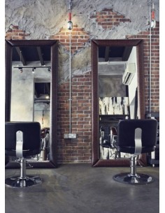 kirpyklos kėdė rudos... 2