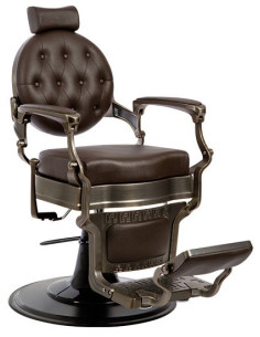 barberio kėdė tamsiai rudos...