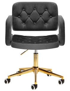 aksominė kėdė su ratukais... 2