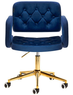 aksominė kėdė su ratukais... 2