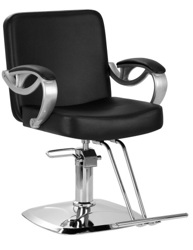 kirpyklos kėdė juoda Alzira 53-70cm