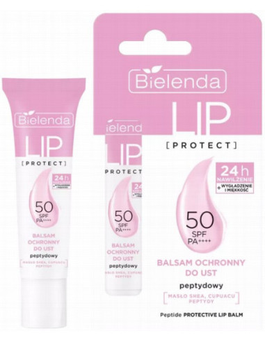 lūpų balzamas su peptidais SPF50,...