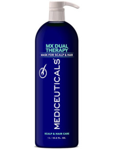 kaukė plaukų augimui ir regeneracijai visų tipų plaukams Mediceuticals MX Dual Therapy 1000ml