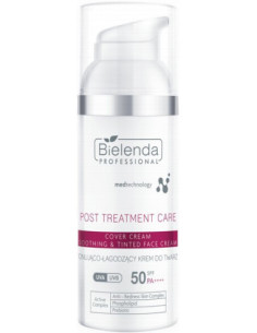 dengiamasis kremas po procedūrų, raminantis, tonizuojantis Bielenda Post Treatment Care SPF50 50ml