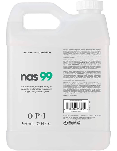 nagų lako valiklis OPI NAS 99, 960ml