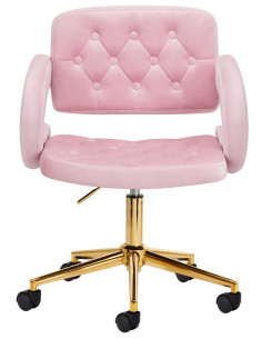 aksominė kėdė su ratukais... 2