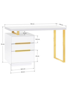 manikiūro stalas baltas su... 2