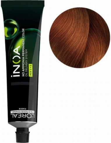 plaukų dažai Loreal iNOA 7.43 60g