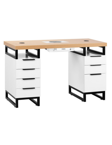 manikiūro stalas su kasetiniu dulkių...