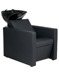 kirpyklinis fotelis juodas... 2