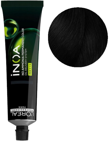 plaukų dažai Loreal iNOA 1, 60g
