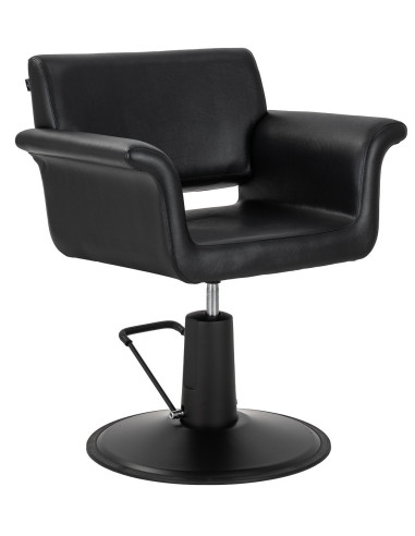 kirpyklos kėdė Cuenca juoda 50-65cm