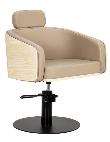 kirpyklos kėdė Siero smėlio 50-62cm