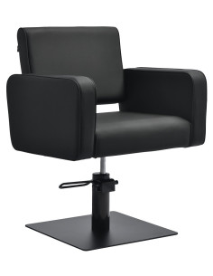 kirpyklos kėdė juoda su...