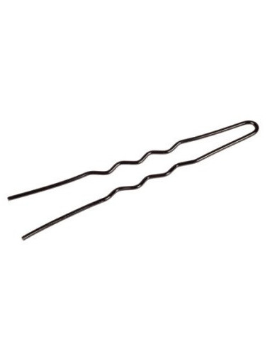 plaukų segtukai banguoti, 65mm, juodi...