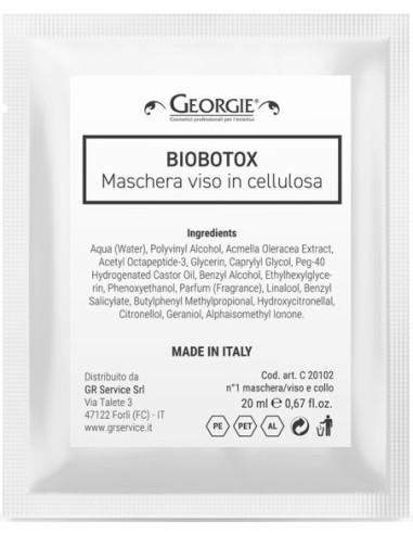 lakštinė kaukė veidui ir kaklui,...